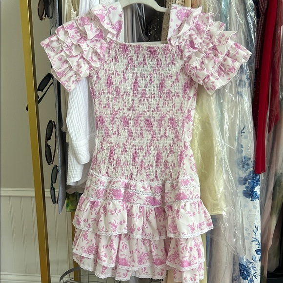 Floral Ruffle Sleeve Top - Picture 2 of 5